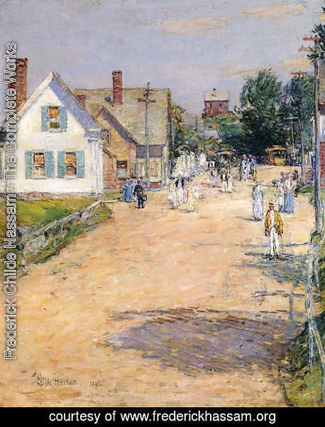 Frederick Childe Hassam - East Gloucester, End of Trolly Line