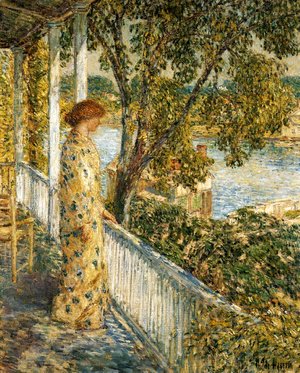 Frederick Childe Hassam - Listening to the Orchard Oriole