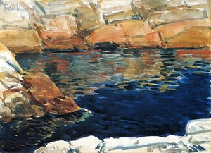 Frederick Childe Hassam - Looking into Beryl Pool