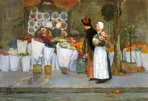 Frederick Childe Hassam - At the Florist
