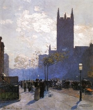Frederick Childe Hassam - Lower Fifth Avenue