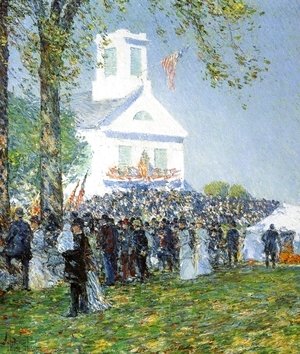 Frederick Childe Hassam - Country Fair, New England