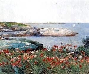 Frederick Childe Hassam - Poppies, Isles of Shoals I