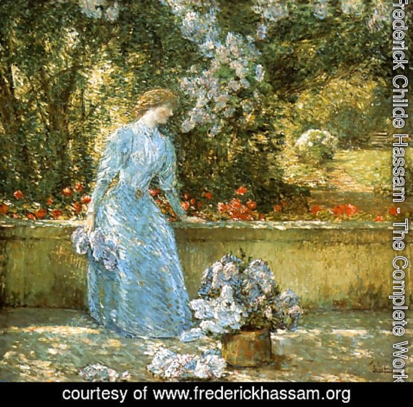 Frederick Childe Hassam - Lady in the Park
