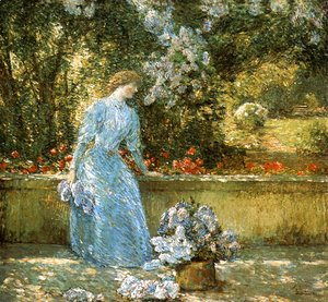 Frederick Childe Hassam - Lady in the Park