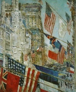Frederick Childe Hassam - Allies Day, May, 1917