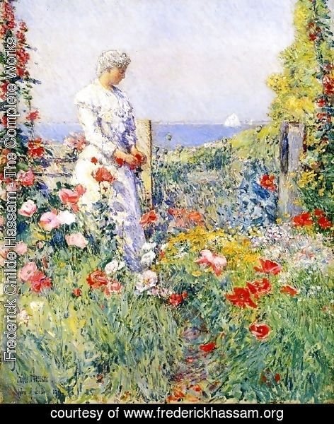 Frederick Childe Hassam - In the Garden I