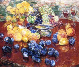 Frederick Childe Hassam - Still Life, Fruits
