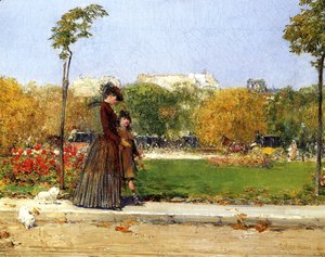 Frederick Childe Hassam - In the Park, Paris
