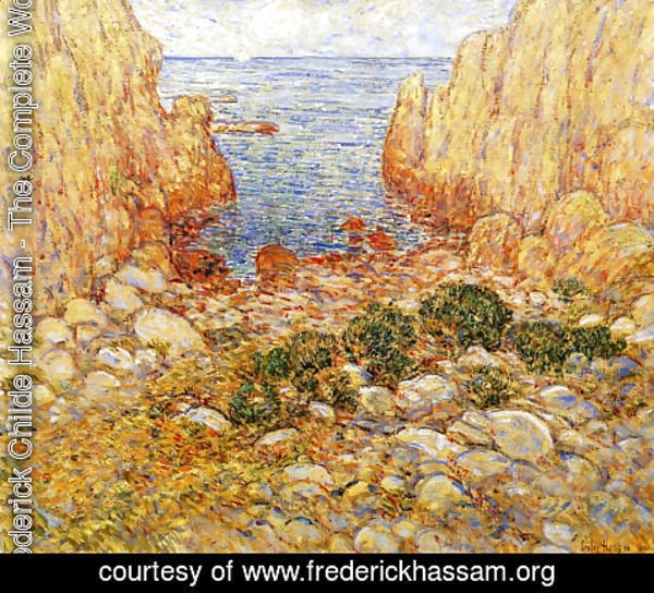 Frederick Childe Hassam - The Gorge - Appledore, Isles of Shoals