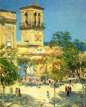 Frederick Childe Hassam - Street of the Great Captain, Cordoba