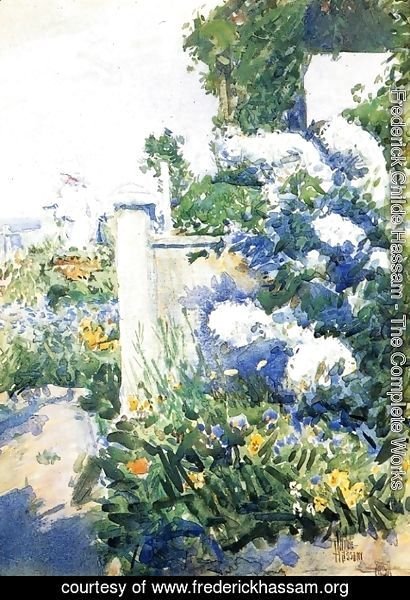 Frederick Childe Hassam - Garden by the Sea, Isles of Shoals