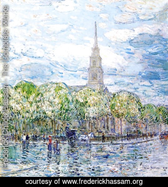 Frederick Childe Hassam - Saint Mark's in the Bowery