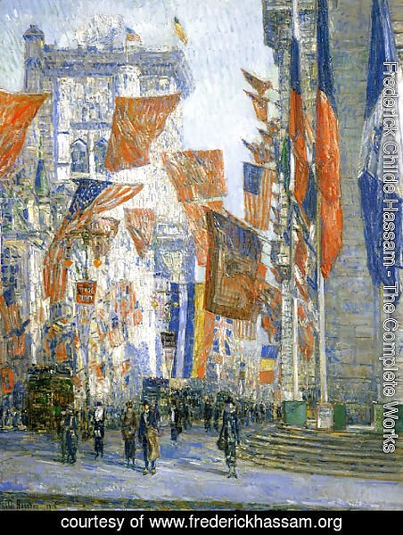 Frederick Childe Hassam - Avenue of the Allies I