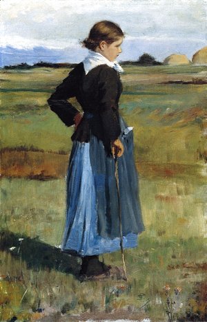 Frederick Childe Hassam - French Peasant Girl