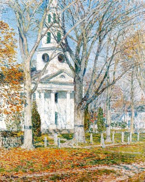 Frederick Childe Hassam - Church at Old Lyme II