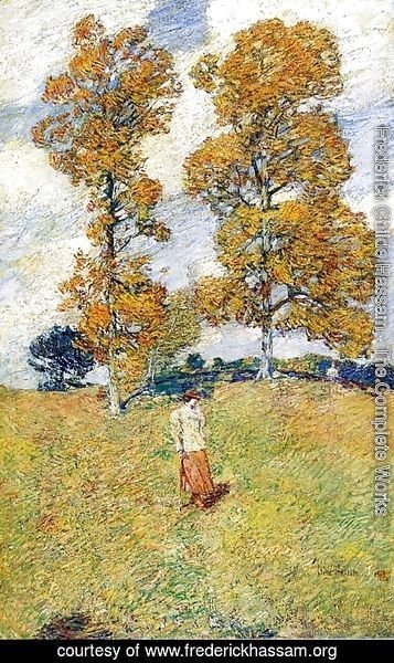 Frederick Childe Hassam - The Two Hickory Trees