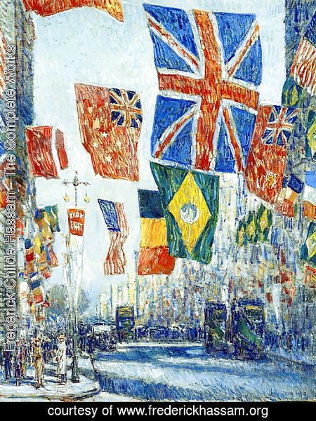Frederick Childe Hassam - Avenue of the Allies, Great Britain, 1918