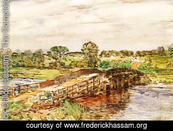 Frederick Childe Hassam - Bridge at Old Lyme I