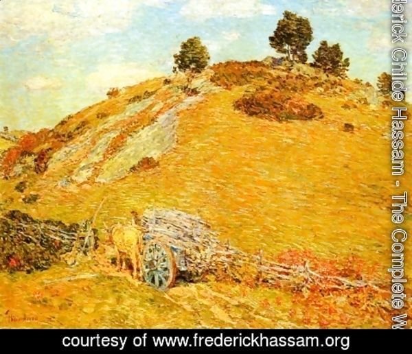 Frederick Childe Hassam - Bornero Hill, Old Lyme, Connecticut