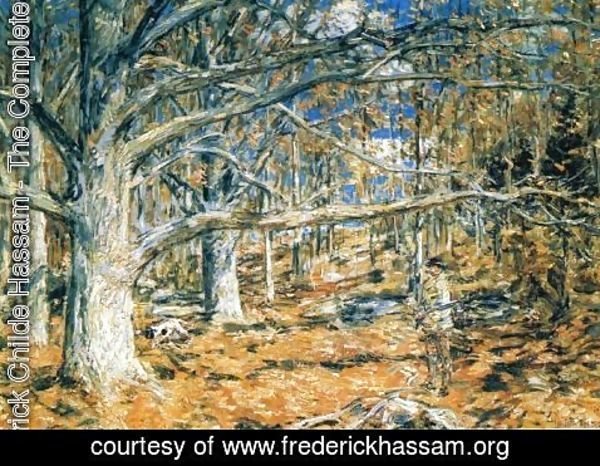 Frederick Childe Hassam - Connecticut Hunting Scene