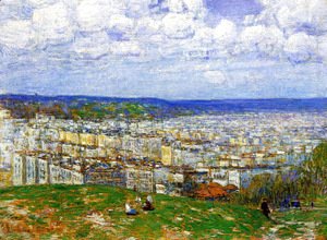 Frederick Childe Hassam - View of New York from the Top of Fort George