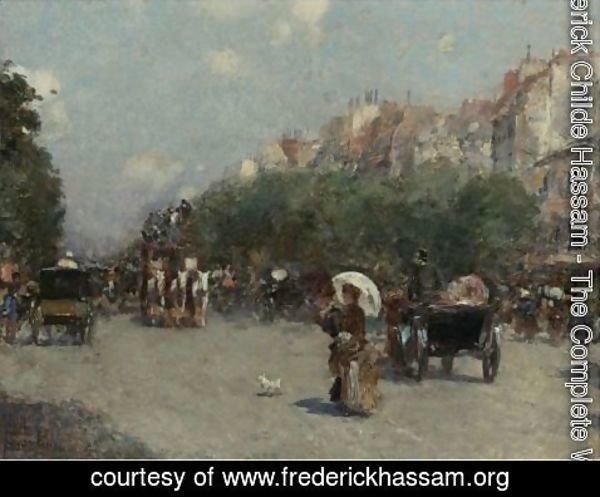 Frederick Childe Hassam - Paris Street Scene 2