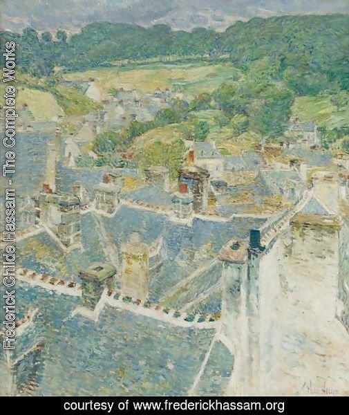Rooftops, Pont-Aven, Brittany