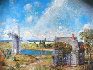 Frederick Childe Hassam - Old Long Island Landscape