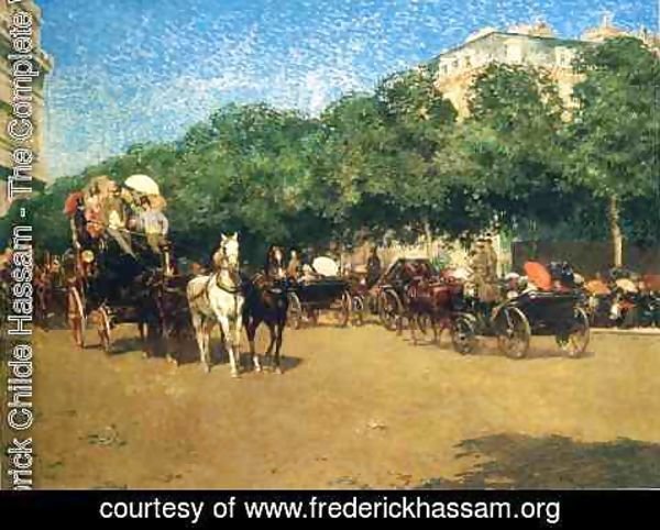 Frederick Childe Hassam - Grand Prix Day (also known as Le Jour de Grand Prix)