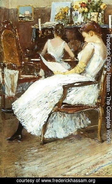 Frederick Childe Hassam - Mrs. Hassam and Her Sister