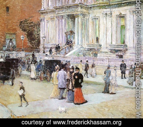 Frederick Childe Hassam - The Manhattan Club
