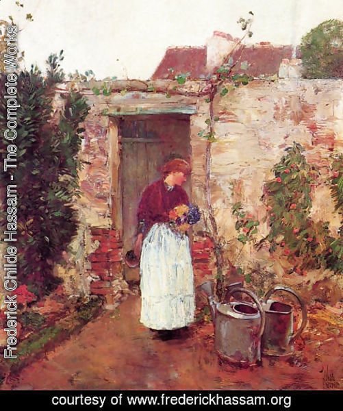 Frederick Childe Hassam - The Garden Door