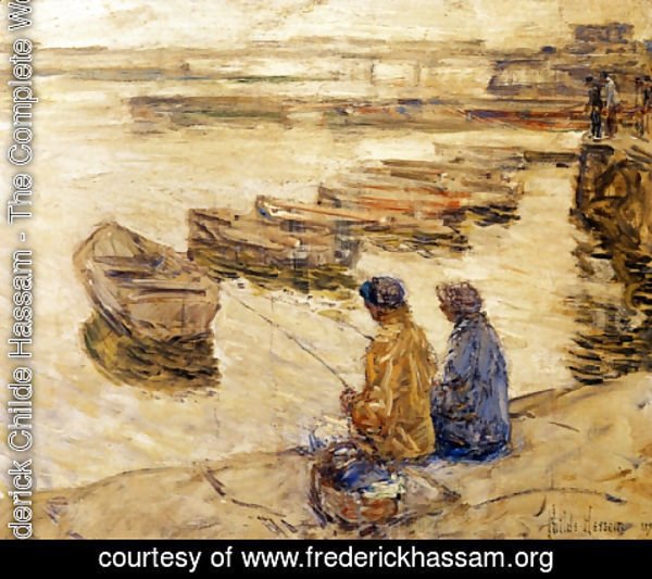 Frederick Childe Hassam - Fishing