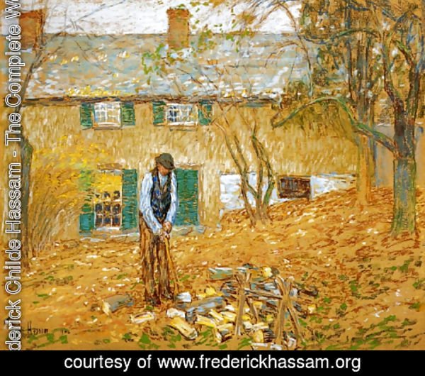 Frederick Childe Hassam - Woodchopper