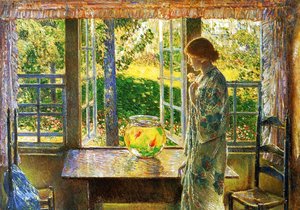 Frederick Childe Hassam - The Goldfish Window