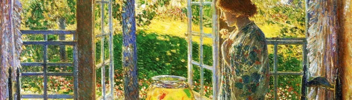 Из моего окна читать полностью. Чайльд Гассам картины. Childe Hassam. Spring morning.. Frederick Childe Hassam - the New York Window.