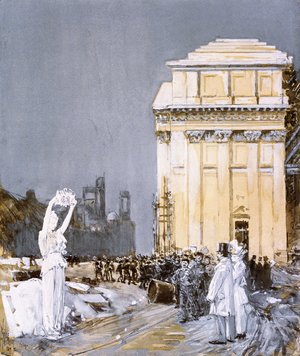 Frederick Childe Hassam - Scene at the World's Columbian Exposition, Chicago, Illinois