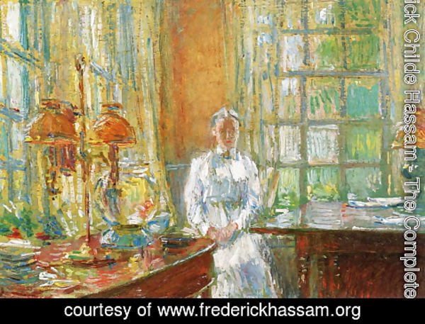 Frederick Childe Hassam - Mrs. Holley of Cos Cob, Connecticut