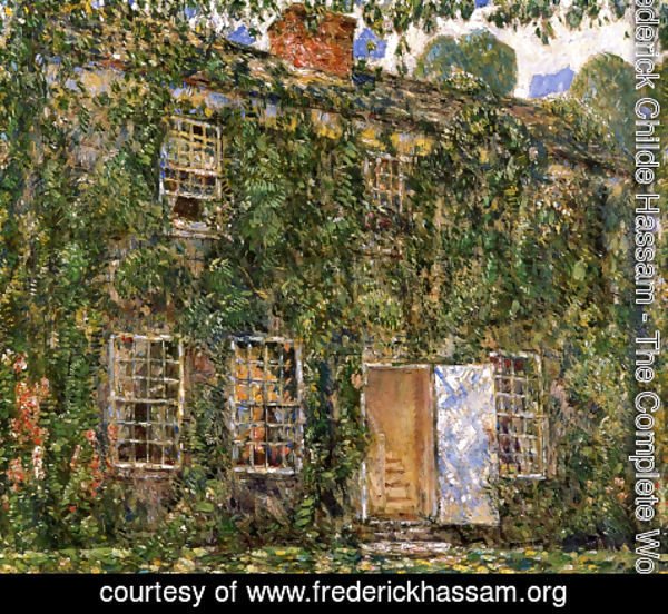Frederick Childe Hassam - Home Sweet Home Cottage, East Hampton