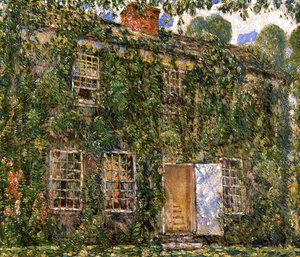 Frederick Childe Hassam - Home Sweet Home Cottage, East Hampton