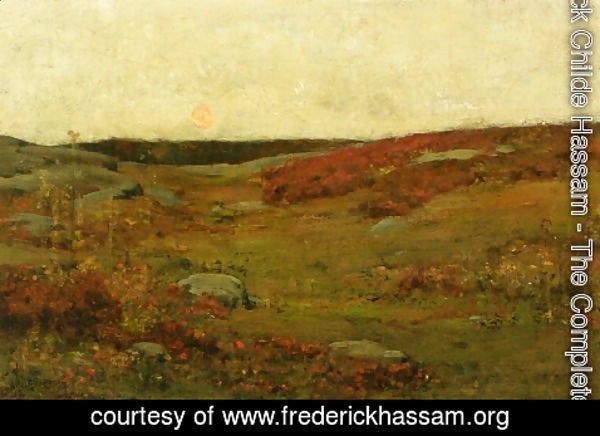 Frederick Childe Hassam - Sunrise - Autumn
