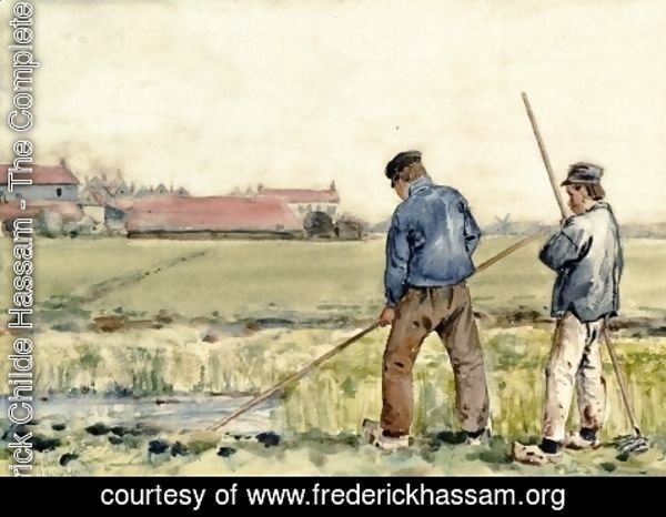 Frederick Childe Hassam - Scene in Holland