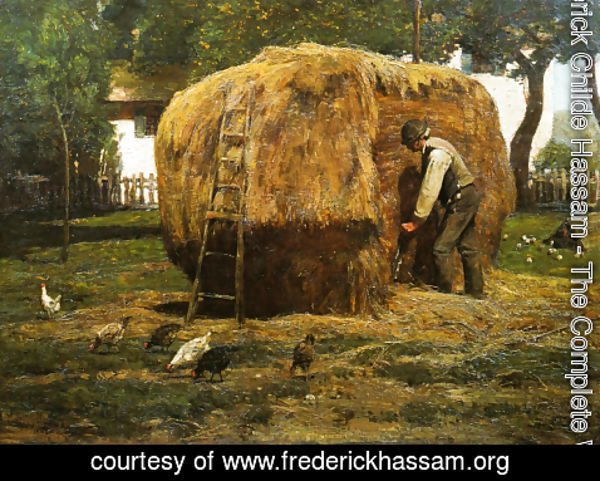 Frederick Childe Hassam - The Barnyard