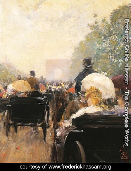 Frederick Childe Hassam - Carriage Parade