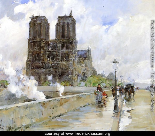 Notre Dame Cathedral, Paris, 1888