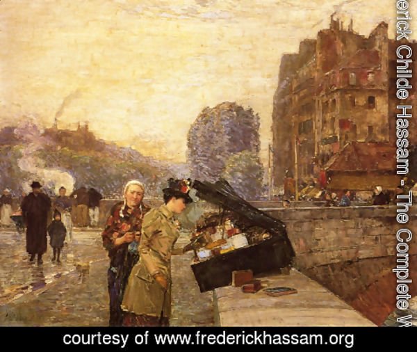 Frederick Childe Hassam - The Quai St. Michel