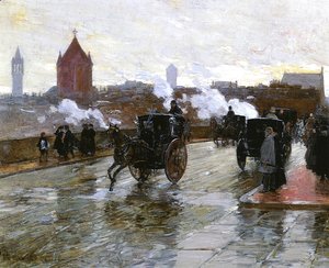 Frederick Childe Hassam - Clearing Sunset