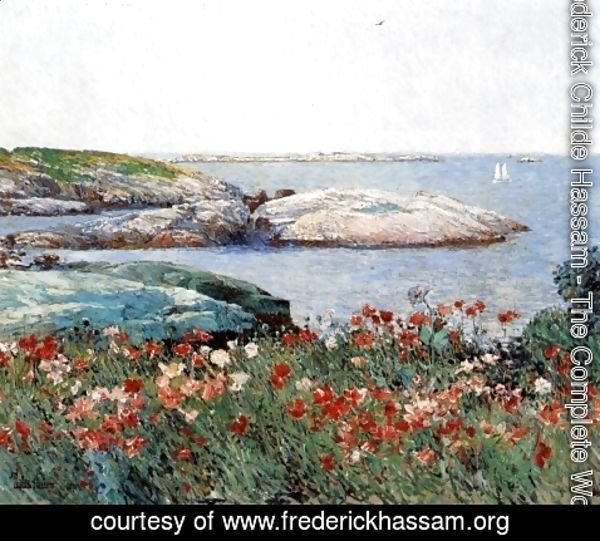 Frederick Childe Hassam - Poppies, Isles of Shoals I