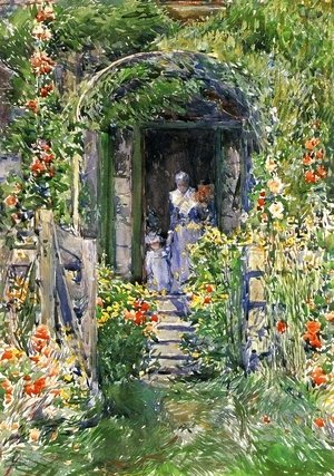 Frederick Childe Hassam - Isles of Shoals Garden